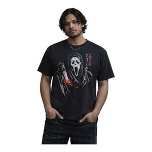 Ghost face Scream Halloween killer Kanji t shirt graphic tee xl